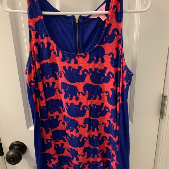 Lilly Pulitzer Kissy Pink Tusk in Sun Hart Top - Picture 2 of 4